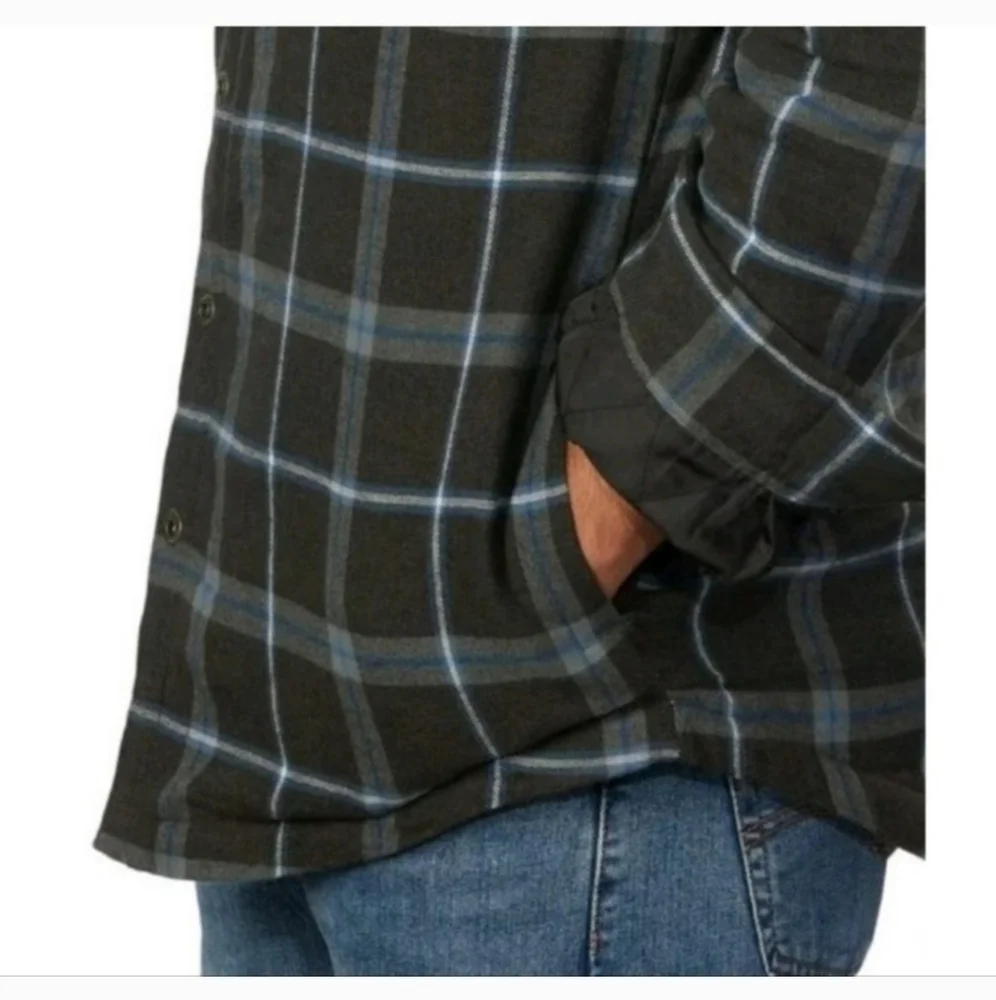 Grizzly Mountain Men's Flannel Shirt Jacket